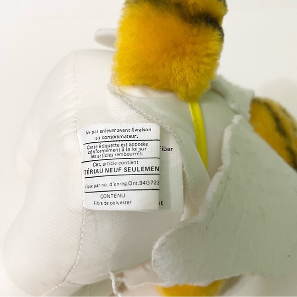 Vintage 1983 Plush Garfield Plush Sitting Angel Costume 7 Inch Tall Stuffed Cat - Picture 12 of 16